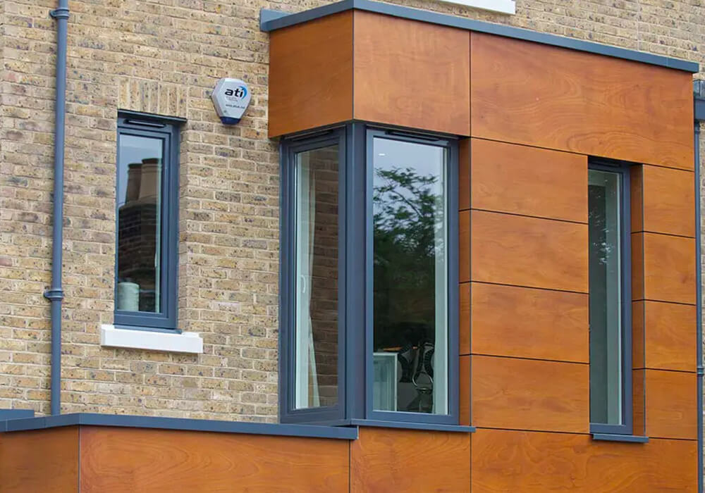 Flat with tilt and turn windows