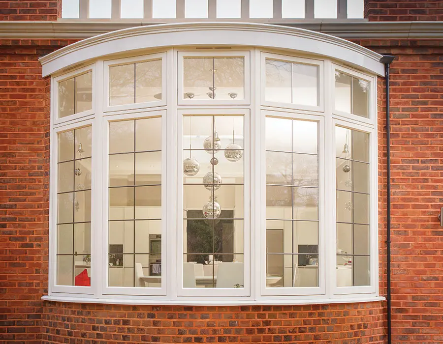 White bay window