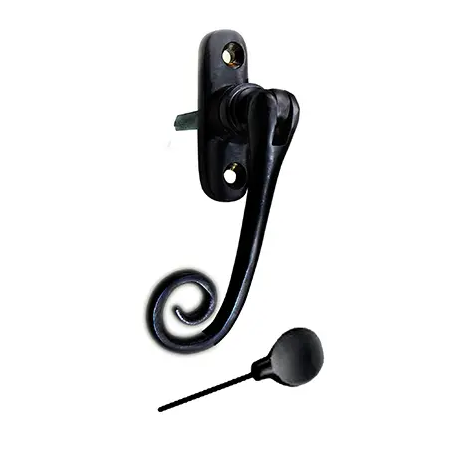 Antique Black Monkey Tail Handle