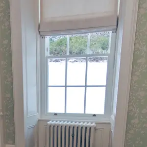 Image showcasing heritage bars on a window