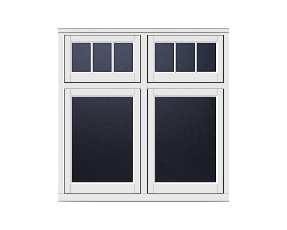 2 Over 2 Traffic White Bars 4